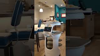 Get Your Food Served By A Robot At Dennys [upl. by Ahsinelg]