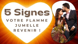 Préparezvous  5 Signes que votre Flamme Jumelle est sur le point de Revenir  💫🙏💜 [upl. by Elocon]