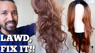 How to Fix an Old Synthetic Wig FAST This wig is 3 years old [upl. by Inar]