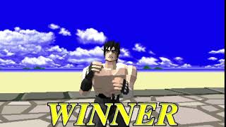 Virtua Fighter  Early Akira Win Poses [upl. by Neryt]