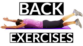 Beginners Back Exercises that Strengthen your Back [upl. by Irem]