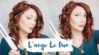 How to use the Lange Le Duo  Hair Straightener amp Curling Wand in One [upl. by Baer]