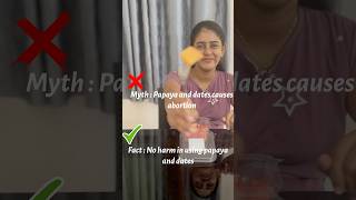 Is papayapineappledates dangerous for Pregnant moms😳 facts myths pregnancy pregnancynotes [upl. by Aihsem]