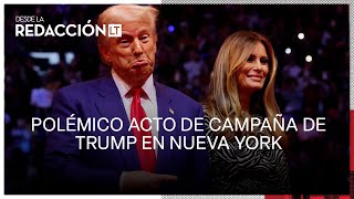 Racismo e insultos El políticamente incorrecto evento de campaña de Trump en Nueva York [upl. by Ardnuhsal]