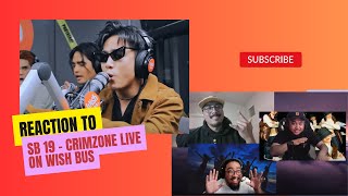 SB19  CRIMZONE LIVE on the Wish USA Bus REACTION They have rizz [upl. by Sylvan475]