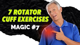 7 Rotator Cuff Exercises For Pain Relief NonSurgery Rehab Giveaway [upl. by Atteselrahc]