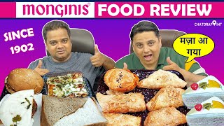 Monginis Food Review  Monginis Savouries  Monginis Pastries  Indian Food Vlogs  Monginis India [upl. by Corly]