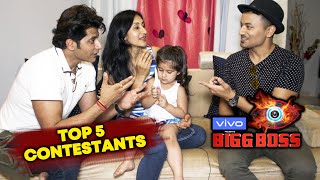 TOP 5 Contestants Of Bigg Boss 13  Karanvir Bohra And Teejay Exclusive Interview [upl. by Sral342]