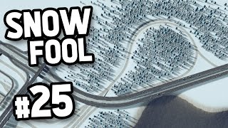 Train LOOPS in Cities Skylines SnowFool 25 [upl. by Dowdell]