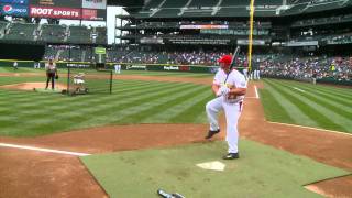 Softball 360 Long Haul Bombers at Safeco FIeld [upl. by Johnna683]