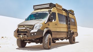 INSANE OFFROAD VAN CONVERSION  An INDEPTH Look At THE ULTIMATE CUSTOM CAMPERVAN ⛰️🚐 [upl. by Esojnauj637]