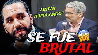 ¿ESTÁS TEMBLANDO Bukele destruye a ACADÉMICO hasta casi van a los MADRAZOS😱 [upl. by Peednas978]