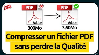 Comment réduire la taille dun PDF sans perdre en qualité Tuto facile [upl. by Akinhoj126]