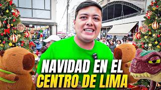 NAVIDAD en EL CENTRO DE LIMA  Julito TV Oficial [upl. by Jonme]