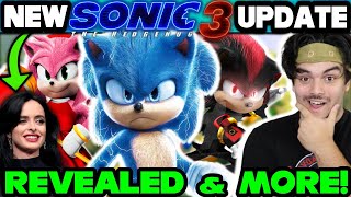 New Sonic Movie 3 Updates Revealed  Amy amp Rouge Casting Filming amp More [upl. by Mureil]