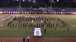 Central Islip High School Marching Band performing at the 2014 Newsday Marching Band Festival [upl. by Lorelei]