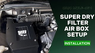 Pajero Dry Filter amp Cold Air Intake Installation install airintake automobile 4x4modification [upl. by Bernstein]