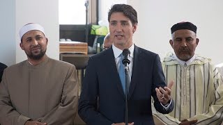 Trudeau visits Ottawa Muslims to celebrate Eid [upl. by Linda]