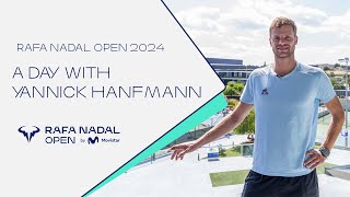 Yannick Hanfmann Así es el Rafa Nadal Open by Movistar [upl. by Lesko]