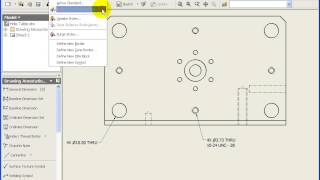 16 Placing hole notes and chamfer notes [upl. by Redla581]