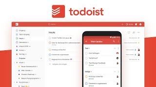 Todoist Tutorial Einfach ToDoListen Aufgaben amp Co erstellen amp verwalten [upl. by Cimbura]