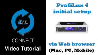 ProfiLux 4 Initial setup via Web browser Mac PC Mobile [upl. by Raven]