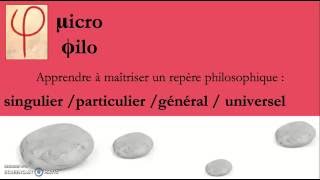 microphilo  singulier  particulier  général  universel [upl. by Fionna857]