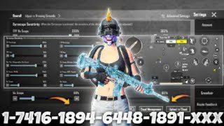 NEW UPDATE 34 BEST SENSITIVITY CODE  CONTROL SETTINGS BGMIPUBG MOBILE [upl. by Shepperd]