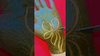 🔥❤️Latest stylish flower fronthand mehandi design  simple shaded mehndi design shorts [upl. by Strander]