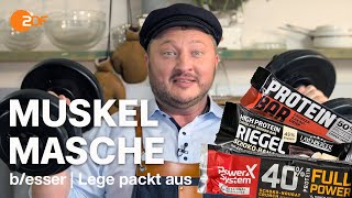 Protein Prahlerei Sebastian entlarvt die teuren EiweißRiegel  Lege packt aus [upl. by Laurentium]