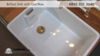 Belfast Sink with Overflow from Sinkscouk [upl. by Betta]