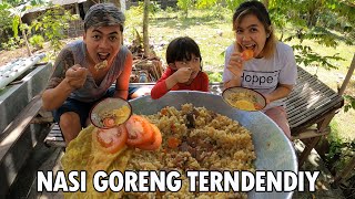 BUK DIDI MASAK GULAI KEKAHAN JADI NASI GORENG KAMBING [upl. by Nonregla]