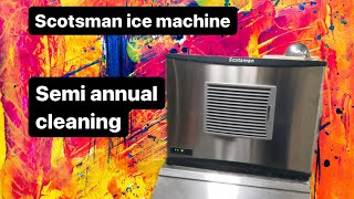 Scotsman ice machine cleaning [upl. by Margherita]