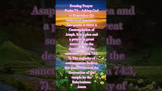 Evening Prayer god psalms jesus viral lordsprayer religion prayershorts pray short [upl. by Adnaloj]