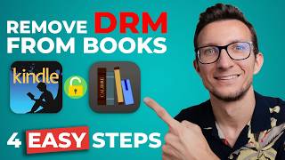 Simplest Way to Remove DRM from Books – No Kindle Serial Number Needed [upl. by Onirefez]