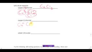 Writing formulae for multivalent metals [upl. by Ailito946]