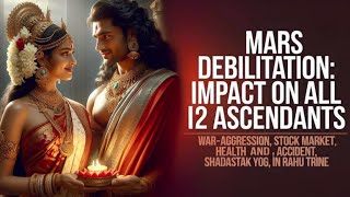 Mars debilitation impact on all 12 ascendants astrology [upl. by Leaw767]