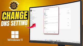 How to Change DNS Settings on Windows 10 amp 11  Change DNS setting on PCLaptop [upl. by Orimisac564]