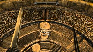 Skyrim  Korvanjund Korvanjund Halls nordic puzzle doors [upl. by Fredrika690]