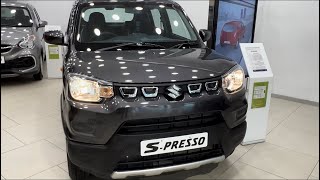 Maruti Suzuki S Presso VXI Top Model Detailed Review 2024 Big Update with on Road Price [upl. by Nayrb452]