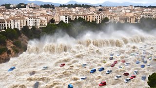 Emergency in Majorca Massive Floods Paralyze Island After Powerful Storm [upl. by Wesla661]