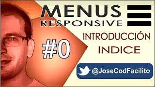 Menu Responsive  Como hacer Menus para tu web paso a paso JoseCodFacilito [upl. by Trela]