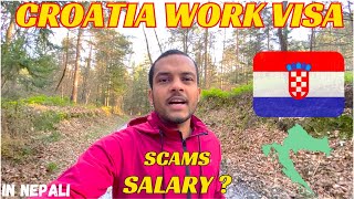 Croatia Work Visa from Nepal  Schengen Country  Full Process  Salary  Living Conditions [upl. by Refinej190]