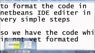 How to format code in Netbeans [upl. by Amrak]