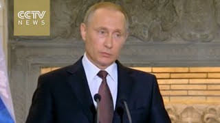 Putin comments on US missile shield Crimea issue [upl. by Neelik584]