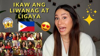 ABSCBN Christmas Station ID 2020 quotIkaw Ang Liwanag At Ligayaquot  HALF FILIPINA REACTION [upl. by Wolcott999]