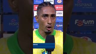 Reaccion de Raphinha Venezuela 11 Brasil Goles [upl. by Ecitnirp]