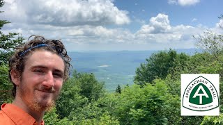 Day 124 climbing Stratton Mountain  Appalachian Trail 2021 [upl. by Alarick]