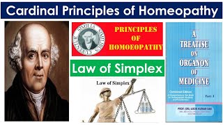 Law of Simplex  PART 2  Cardinal Principles of Homeopathy  Organon of Medicine [upl. by Marya]