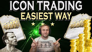 HOW TO DO ICON TRADING THE EASIEST WAY FIFA 22  INSANE METHOD  EASY COINS [upl. by Burgener]